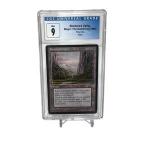 1996 Magic the Gathering Alliances Sheltered Valley CGC 9 Graded Card